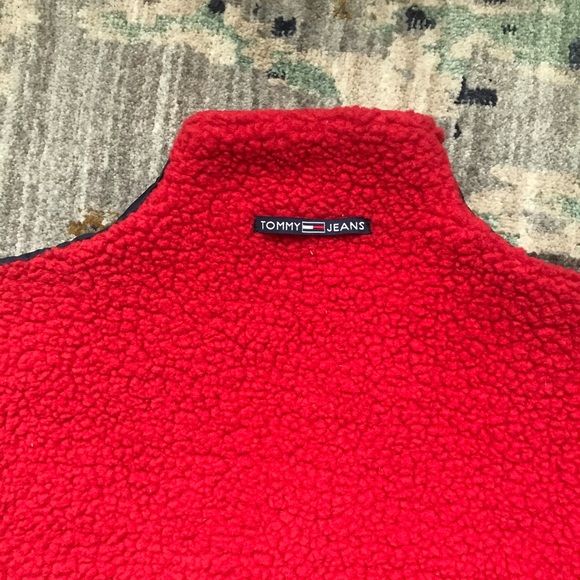 Tommy Hilfiger Sherpa cropped sweater size L - Picture 5 of 6